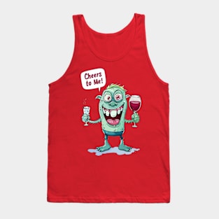 Solo Cheers: This Monster Raises a Toast to You! Tank Top